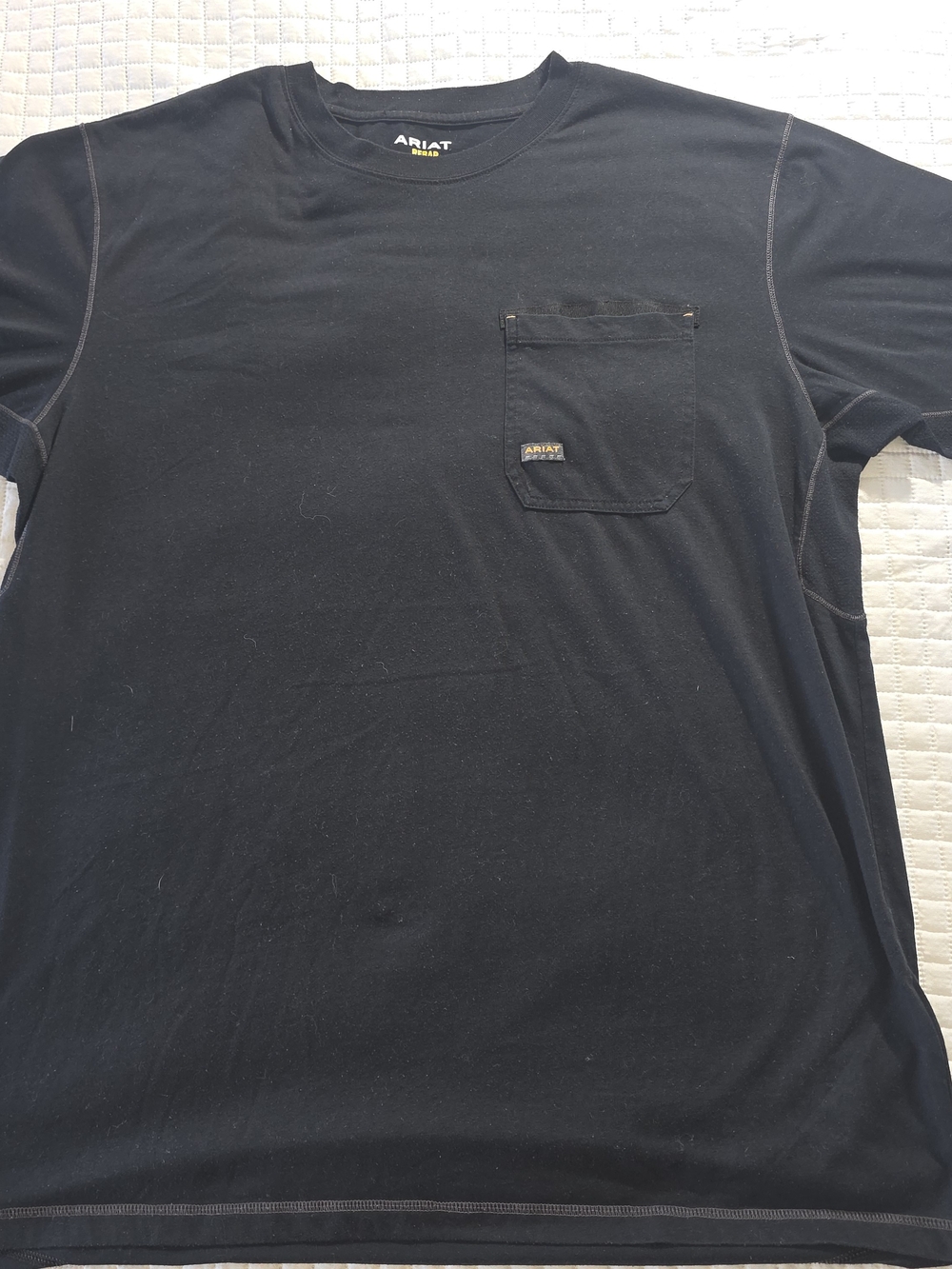 Ariat Men's Black Pocket Crew Neck Shirt